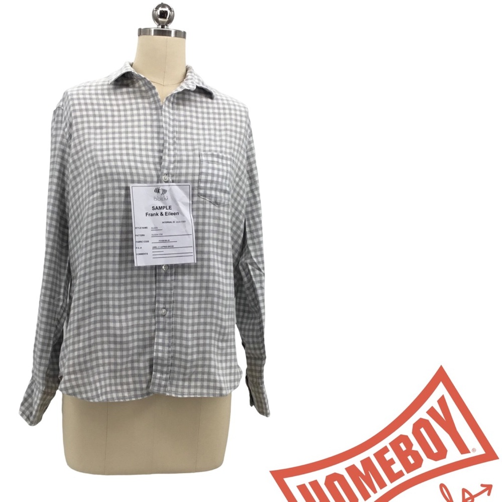 Frank & Eileen Gray Casual Button Down Shirt